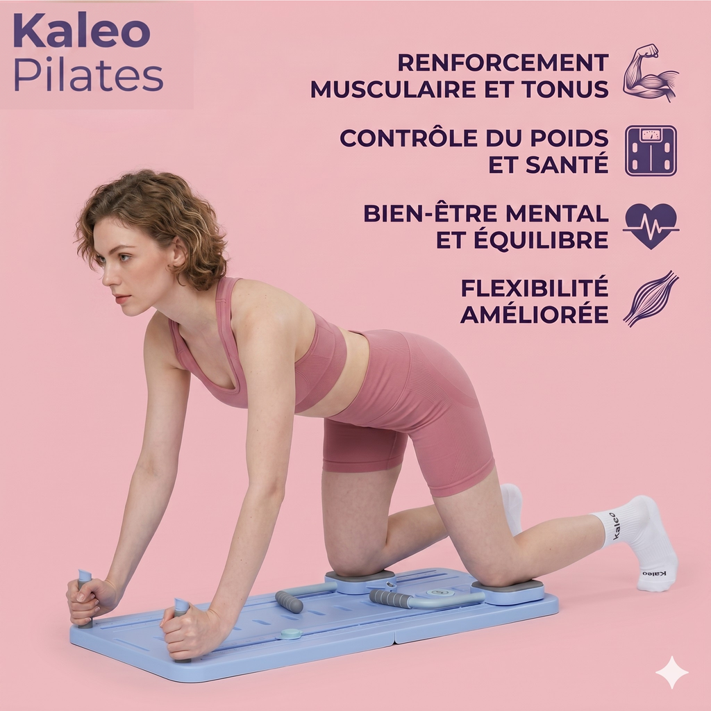 Planche de Pilates Portable – Planche Multi-fonctions & Résistance